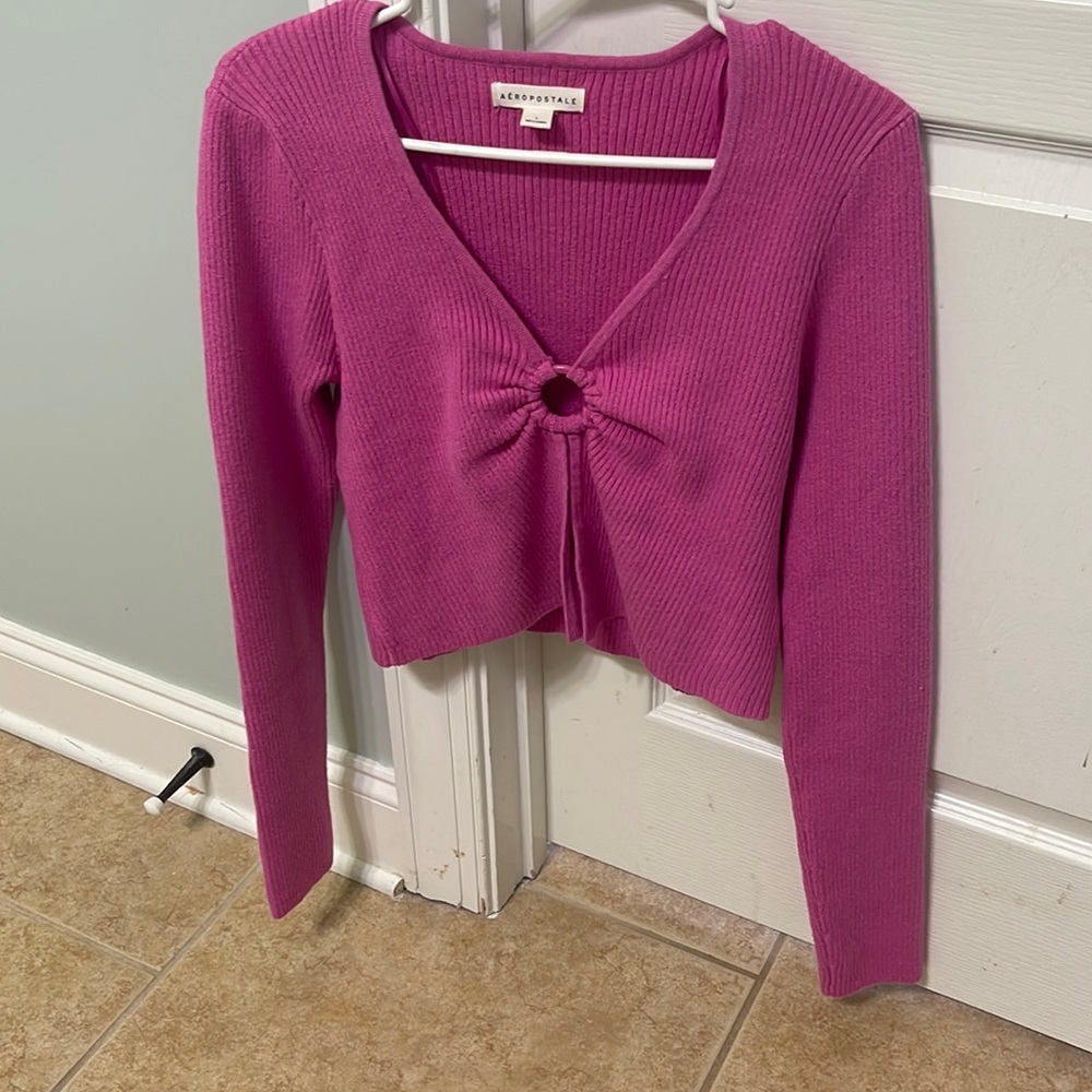 Aeropostale Cropped Sweater Top